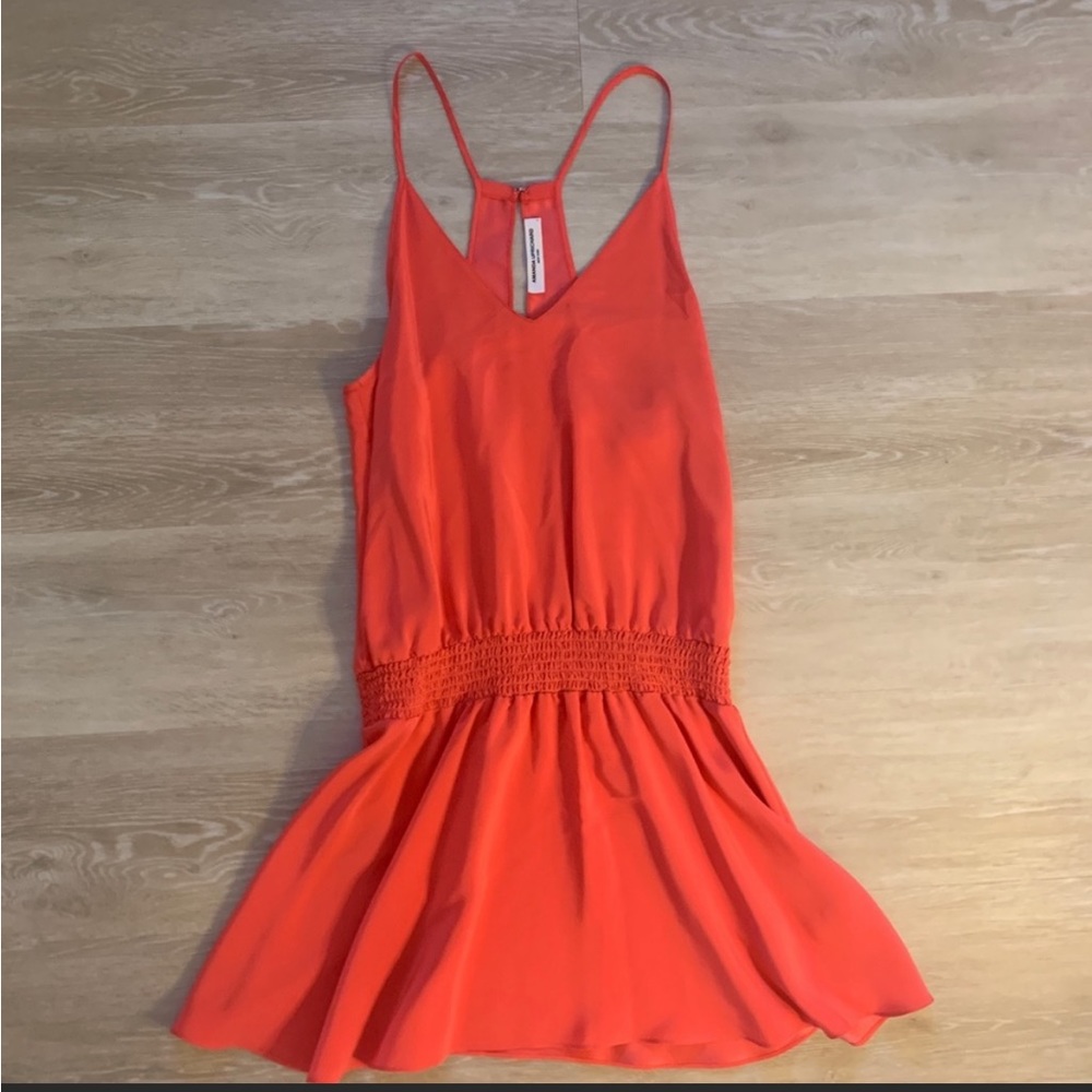 Amanda Uprichard coral dress